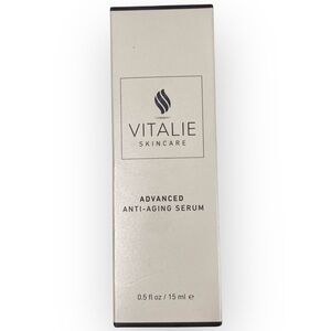 Brand New Vitalie Skincare Advanced Anti-Aging Serum Wrinkle & Fine Lines 0.5 oz